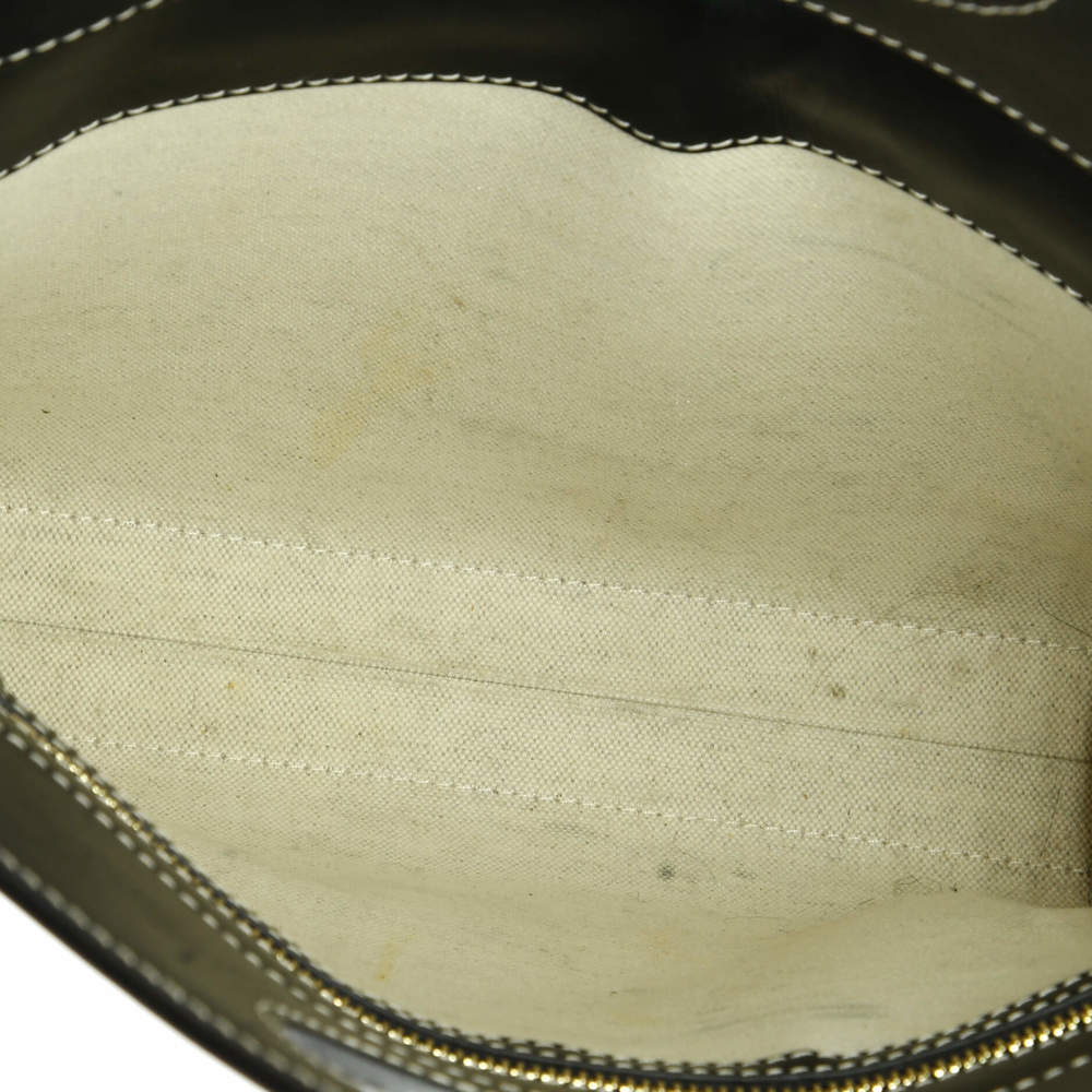 Burberry Mini Logo Pocket Tote Canvas with Leather - Picture 5 of 7